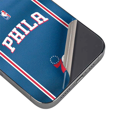 NBA Philadelphia 76ers Jersey iPhone 14 Pro Skin